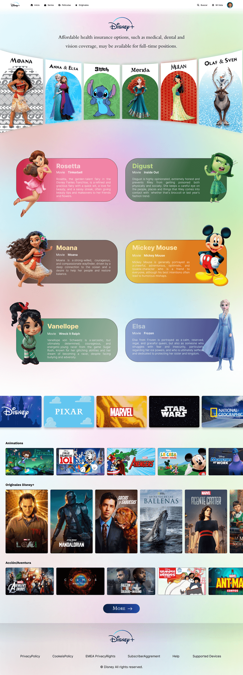 Company Presentation Site
